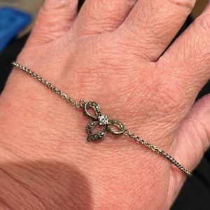 Swarovski Bow Anklet